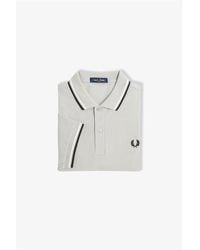 Fred Perry - Short Sleeve Twin Tipped Polo Shirt - Lyst