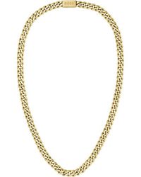 BOSS - Chain For Him Light Yellow Gold Ip Necklace - Lyst
