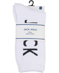 Jack Wills - Jw 3 Pack Crew Socks - Lyst