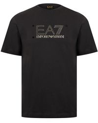 EA7 - Logo Series T-shirt - Lyst
