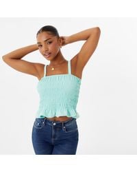 Jack Wills - Jw Shirred Cami Top - Lyst