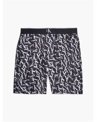 Calvin Klein - Monogram Swim Shorts - Lyst