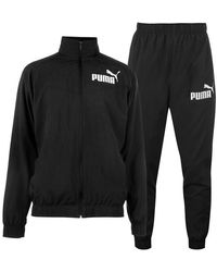 puma red and black tracksuit