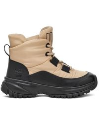 UGG - Yose Lace Up Puffer Boots - Lyst