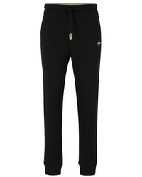 BOSS - Regular-fit Tracksuit Bottoms With Multi-colored Logos - Lyst