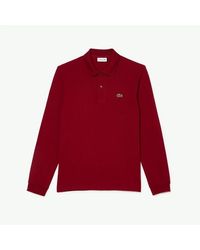 Lacoste - Long Sleeve Embroide Polo Shirt - Lyst