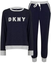 DKNY - Logo Sweat And Jogger Set - Lyst