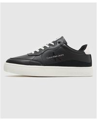 Calvin Klein - Leather Cupsole Trainers - Lyst