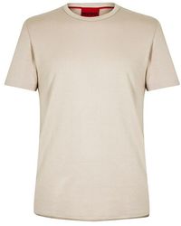 HUGO - Dozy Plain Logo T-shirt - Lyst