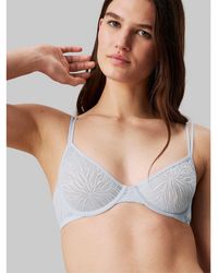 Calvin Klein - Marquisette Unlined Demi Bra - Lyst