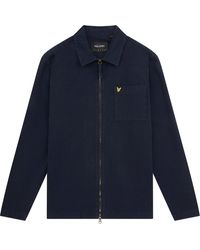 Lyle & Scott - Washed Twill Overshirt - Lyst