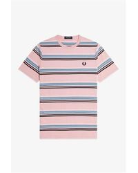 Fred Perry - Fred Stripe T-shirt Sn32 - Lyst