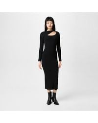 Jack Wills - Jw Slash Midi Dress Ld44 - Lyst