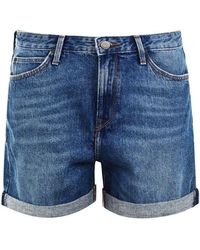 Lee Jeans Mom Denim Shorts - Blue
