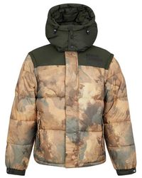 Armani Exchange - Camoflage Puffer Jacket - Lyst