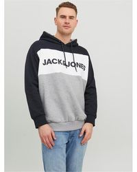 Jack & Jones - Block Logo Hoodie - Lyst