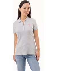 U.S. POLO ASSN. - Solid Interlock Polo Shirt - Lyst