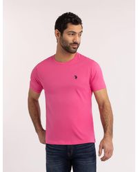 U.S. POLO ASSN. - Solid Crew Neck T-Shirt - Lyst