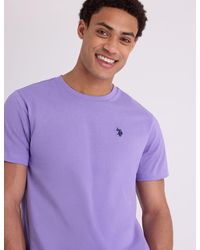 U.S. POLO ASSN. - Solid Crew Neck T-Shirt - Lyst