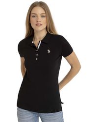 U.S. POLO ASSN. - Solid Interlock Polo Shirt - Lyst