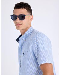U.S. POLO ASSN. - Classic Plastic Rectangular Sunglasses - Lyst