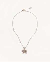 Valentino Garavani - Flutterby Metal And Swarovski Crystals Necklace - Lyst