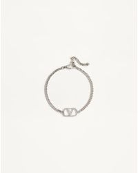 Valentino Garavani - Vlogo Signature Metal Bracelet - Lyst