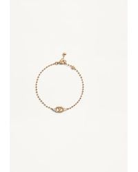 Valentino Garavani - Ovalette Metal And Swarovski Crystal Bracelet - Lyst