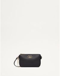 Valentino Garavani - Vロゴ シグネチャー カーフスキン ミニ クロスボディバッグ 女性 ブラック - Lyst