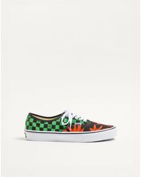 Valentino Garavani - And Vans Low-Top-Sneaker Aus Stoff Mit Vlogo-Schachbrettmuster Und Tropischem Blättermuster Mann - Lyst