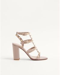 Valentino Garavani - Rockstud Ankle Strap Sandal 90 Mm 34.5 - Lyst