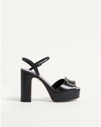 Valentino Garavani - Sandal With Vlogo Signature Platform - Lyst
