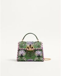 Valentino Garavani - Mini Sac À Main Brodé Vsling Avec Logo-Bijou Frau - Lyst