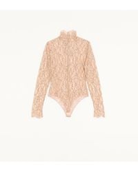 Valentino - Rebrodé Lace Bodysuit - Lyst
