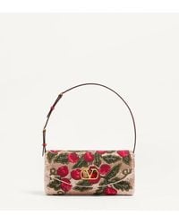 Valentino Garavani - Devain Embroidered Small Shoulder Bag - Lyst