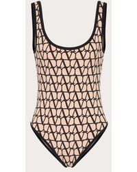Valentino - Toile Iconographe Lycra One-piece Swimsuit - Lyst