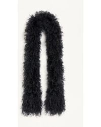 Valentino Garavani - Feathers Scarf With Ostrich And Turkey Feathers - Lyst