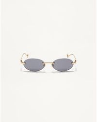 Valentino - Geometric Metal Eyewear - Lyst