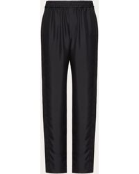 Valentino - Silk Pyjama Trousers - Lyst