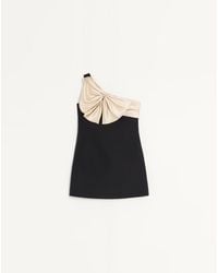 Valentino - Crepe Couture Short Dress - Lyst