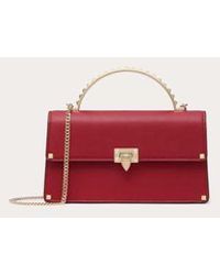 Valentino Garavani - Rockstud Mini Handbag In Calfskin - Lyst