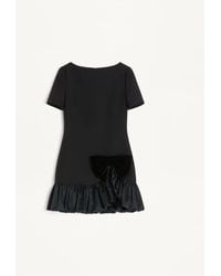 Valentino - Crepe Couture Short Dress - Lyst
