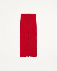 Valentino - Wool And Cashmere Skirt - Lyst