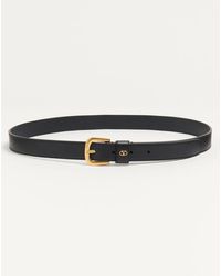 Valentino Garavani - Vlogo Signature Belt In Shiny Calfskin 25 Mm - Lyst