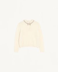 Valentino - Embroidered Wool Jumper - Lyst