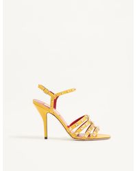 Valentino Garavani - Rockstud Kidskin Sandal 100Mm - Lyst