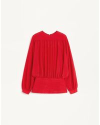 Valentino - ライトジョーゼット トップ 女性 パリス - Lyst