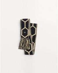 Valentino Garavani - Antibes Cotton Scarf With Fringe - Lyst