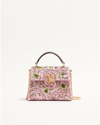 Valentino Garavani - Mini Vsling Embroidered Handbag - Lyst