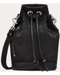 Black Iconographe Nylon Belt Bag for Man in Black